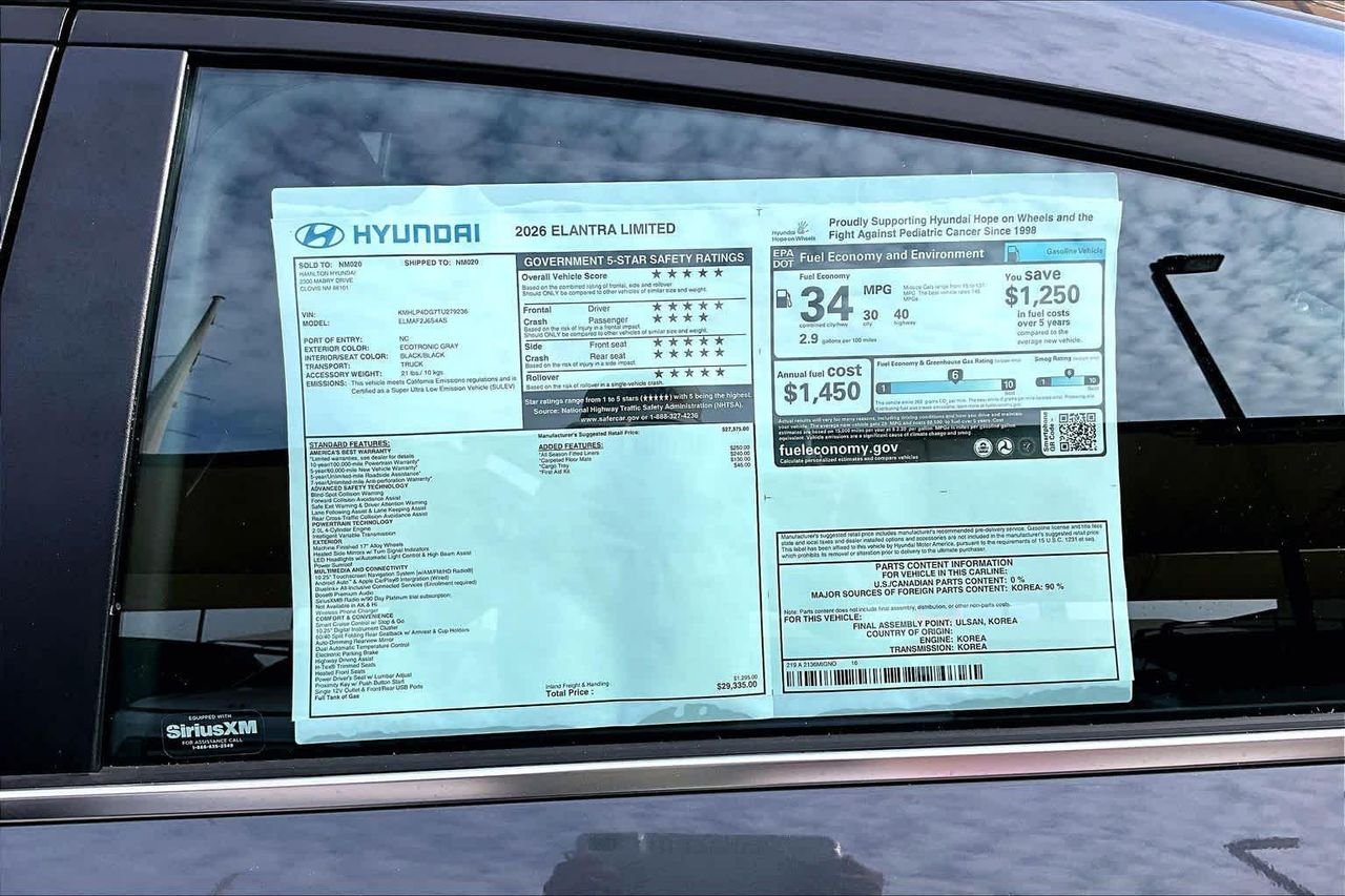New 2026 Ecotronic Gray Hyundai Limited image 22