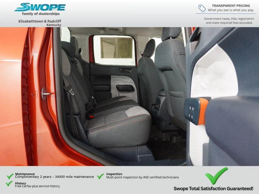 Used 2024 Hot Pepper Red Metallic Tinted Clearcoat Ford XLT image 13