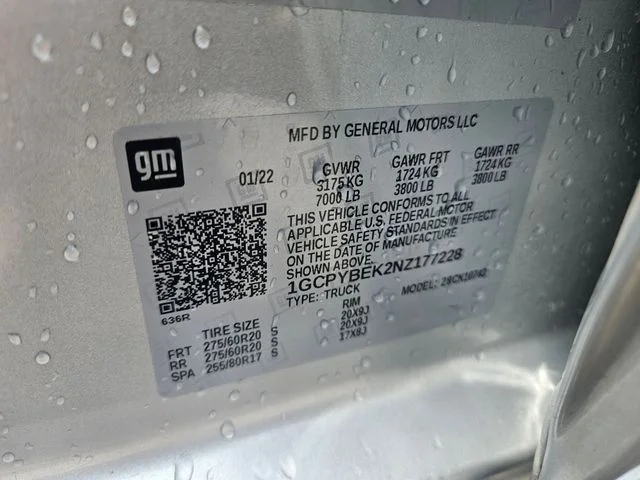 Used 2022 Silver Chevrolet Custom image 29