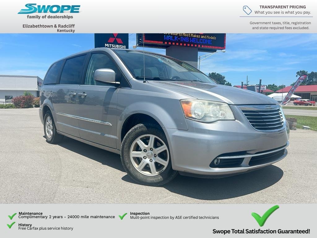 Used 2013 Billet Silver Metallic Clearcoat Chrysler Touring image 1