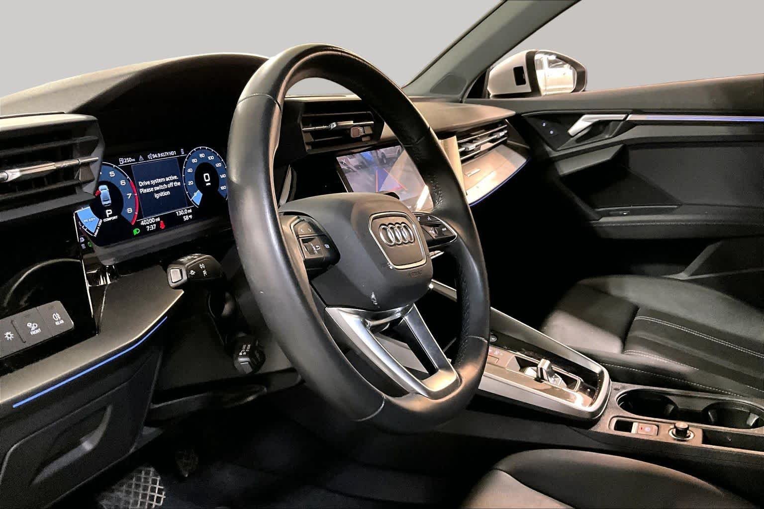 Used 2023 Glacier White Metallic Audi Premium Plus image 16