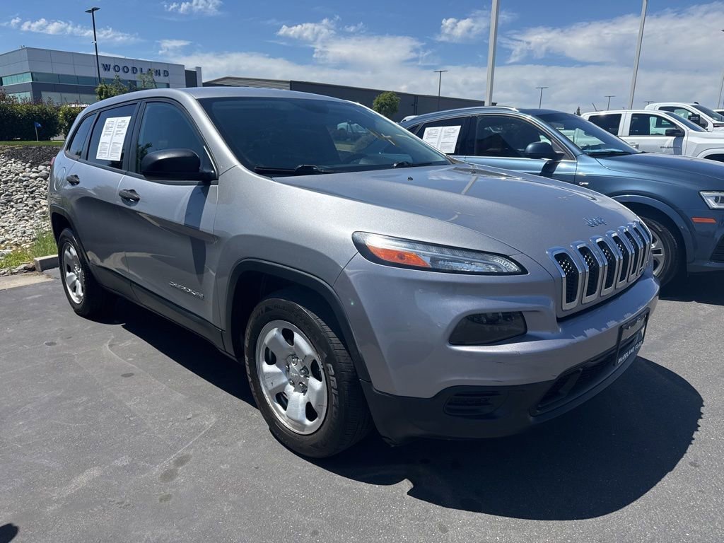 Used 2017 Gray Jeep Sport image 1