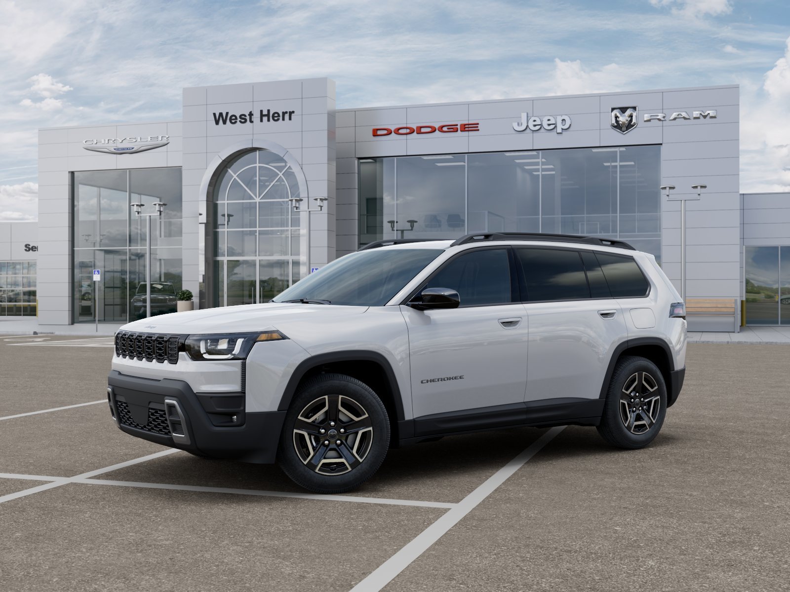 New 2026 Bright White Clear-Coat Exterior Paint Jeep Laredo image 52