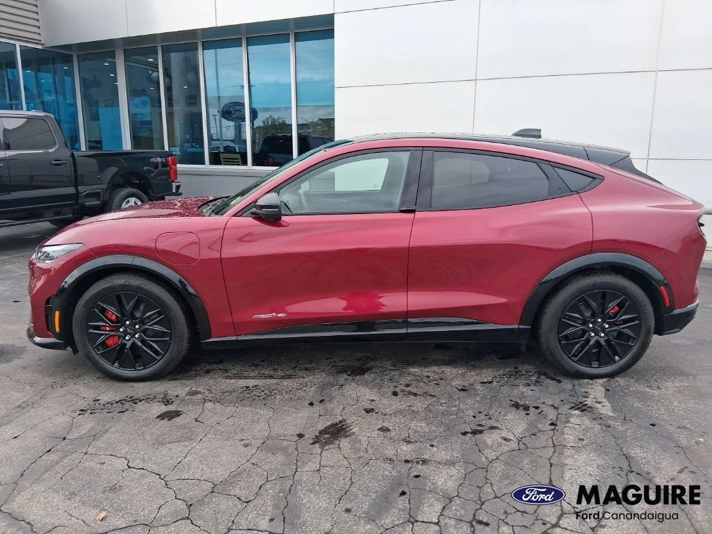 Used 2025 Ford Mustang Mach-E Premium AWD with VIN 3FMTK3SU9SMA05461 for sale in Ithaca, NY