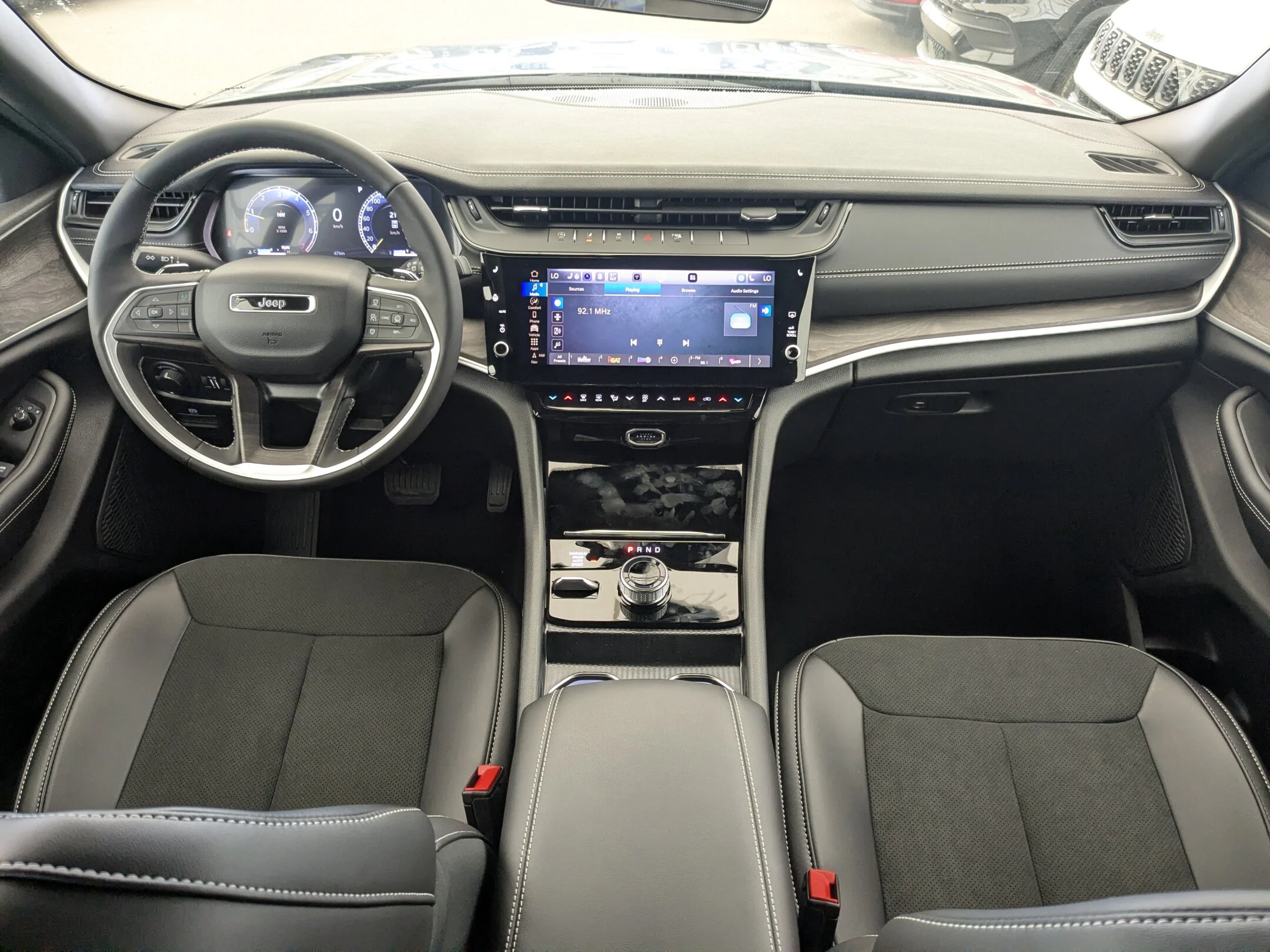 New 2026 Black Jeep Altitude - - Power Sunroof - 20 Gloss Black Wheels - Capri Leatherette/Suede - Remote Start & More! image 25