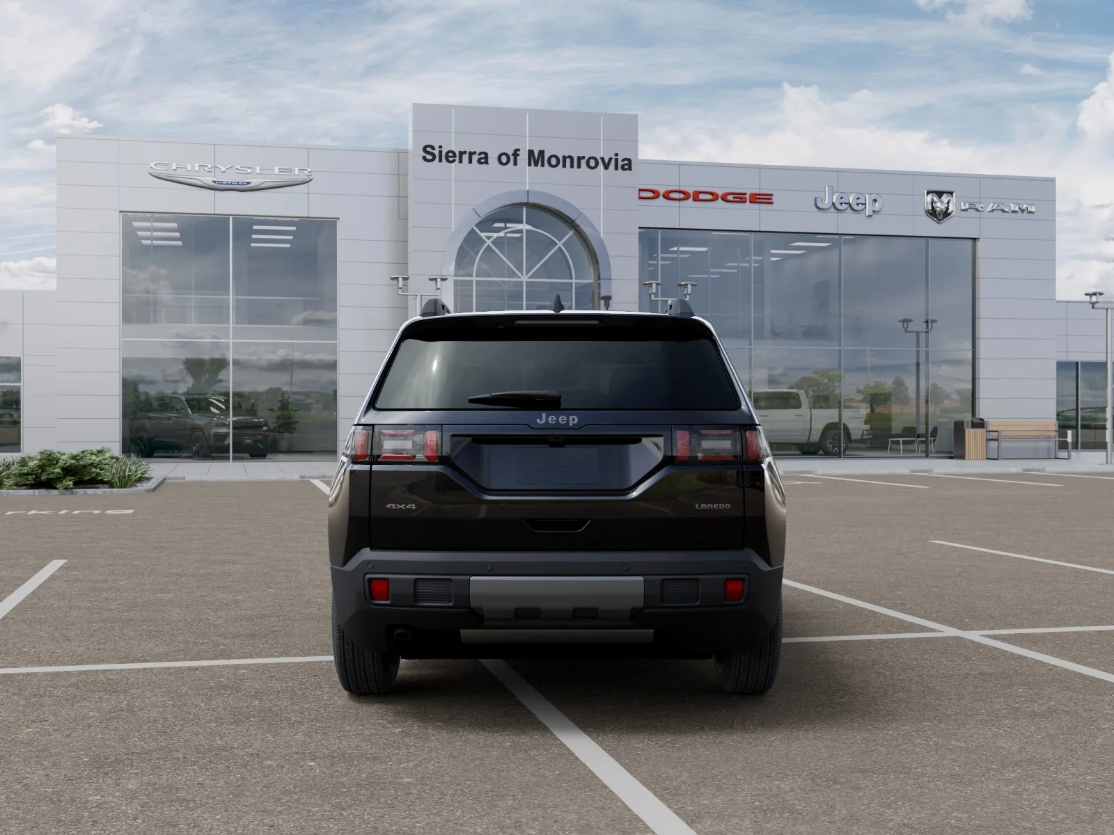 New 2026 Diamond Black Crystal Pearl-Coat Exterior Paint Jeep Laredo image 33