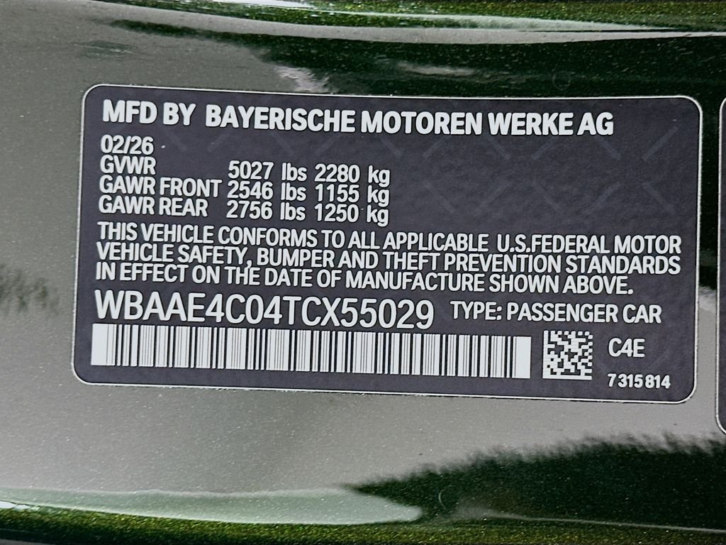 New 2026 San Remo Green Metallic BMW 840i image 23