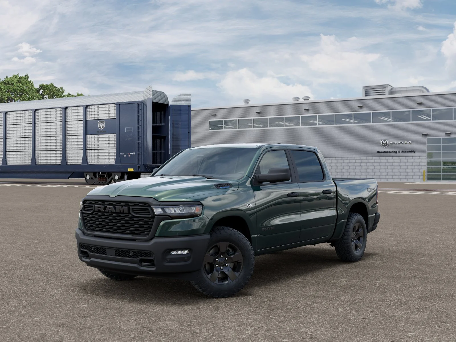 New 2026 Serrano-Green Metallic Exterior Paint RAM Warlock image 1