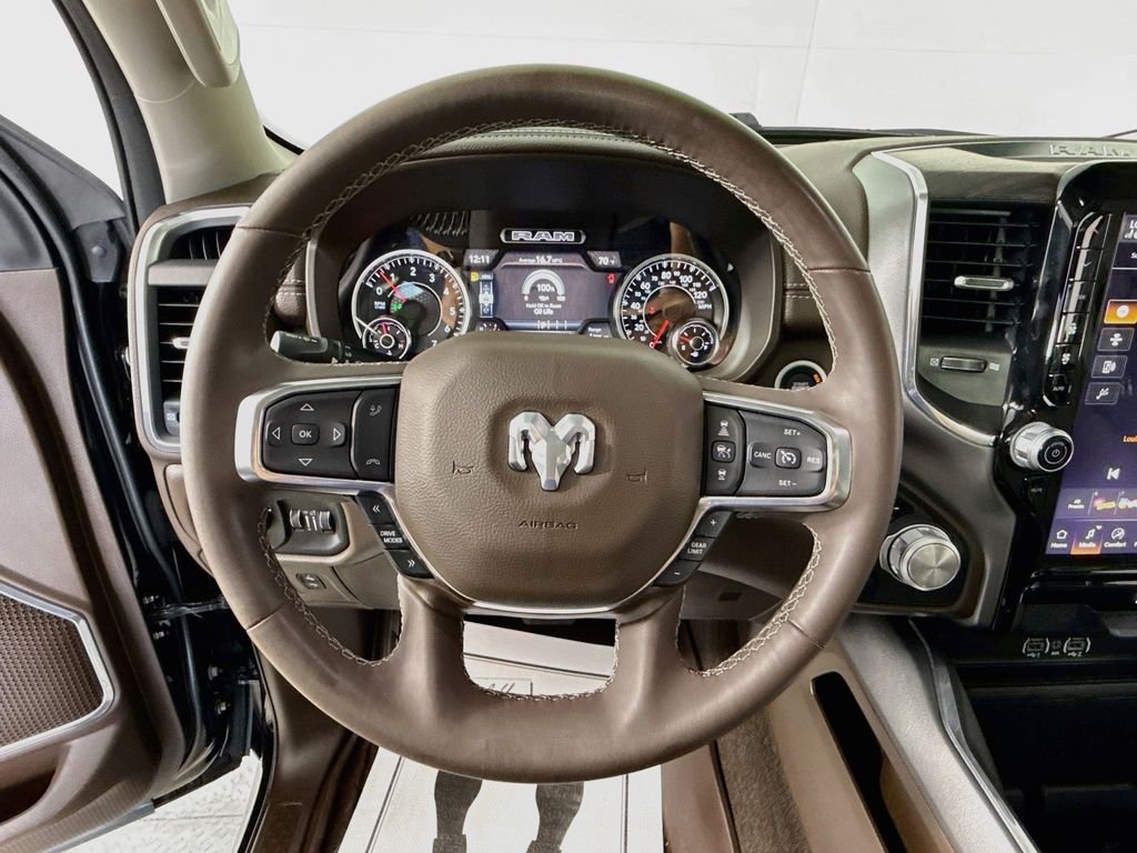Used 2025 Diamond Black Crystal Pearlcoat Ram Laramie image 17