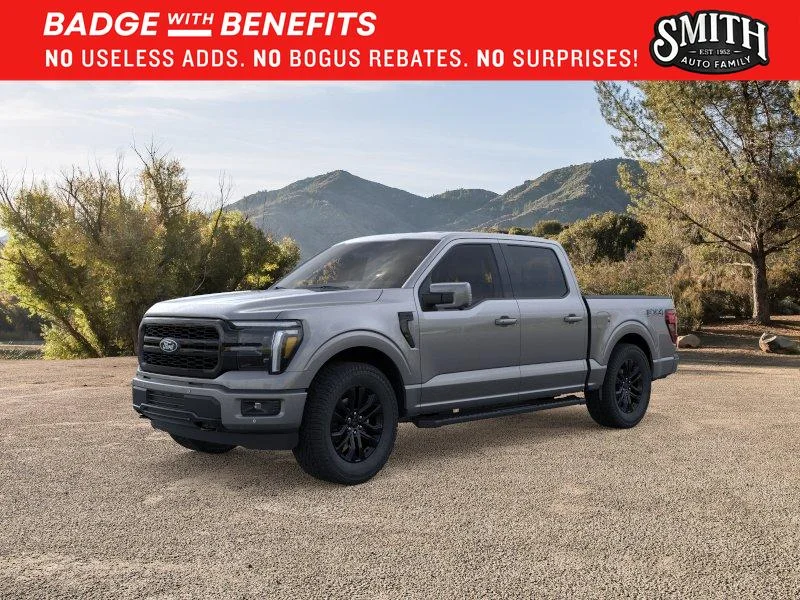 New 2026 Carbonized Gray Metallic Ford Lariat® image 1
