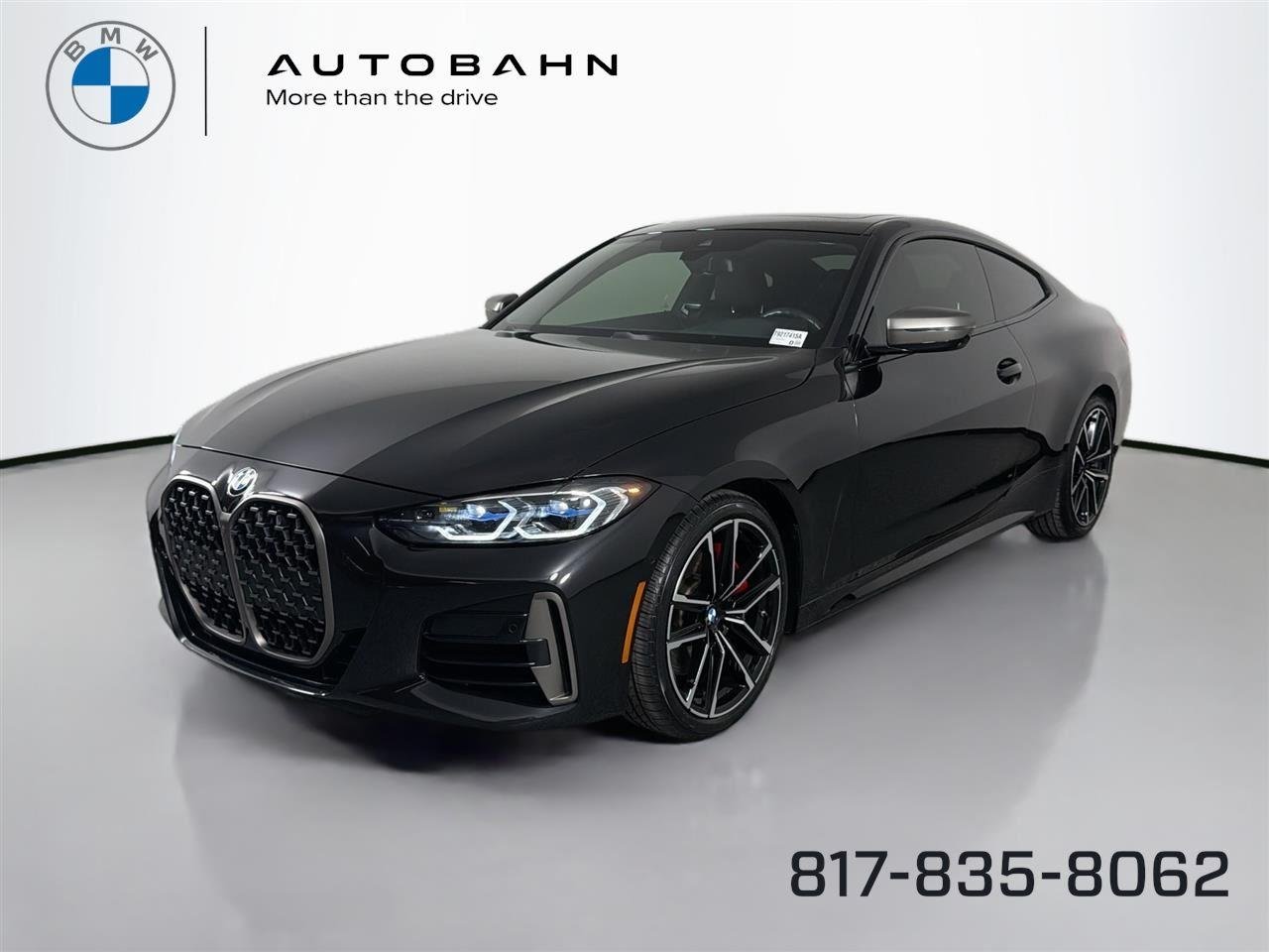 Used 2021 Black Sapphire Metallic BMW M440i xDrive image 1