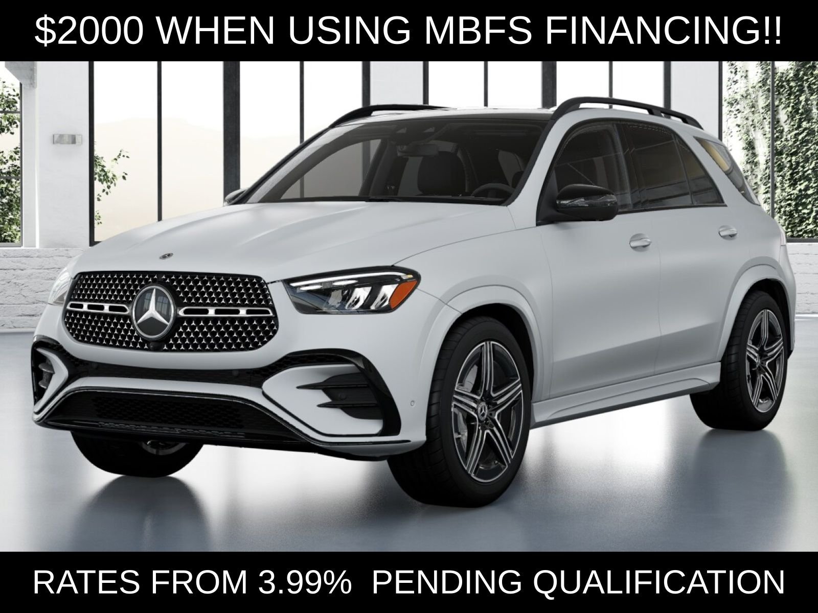 New 2026 MANUFAKTUR Moonlight White Magno Mercedes-Benz GLE 450 image 1