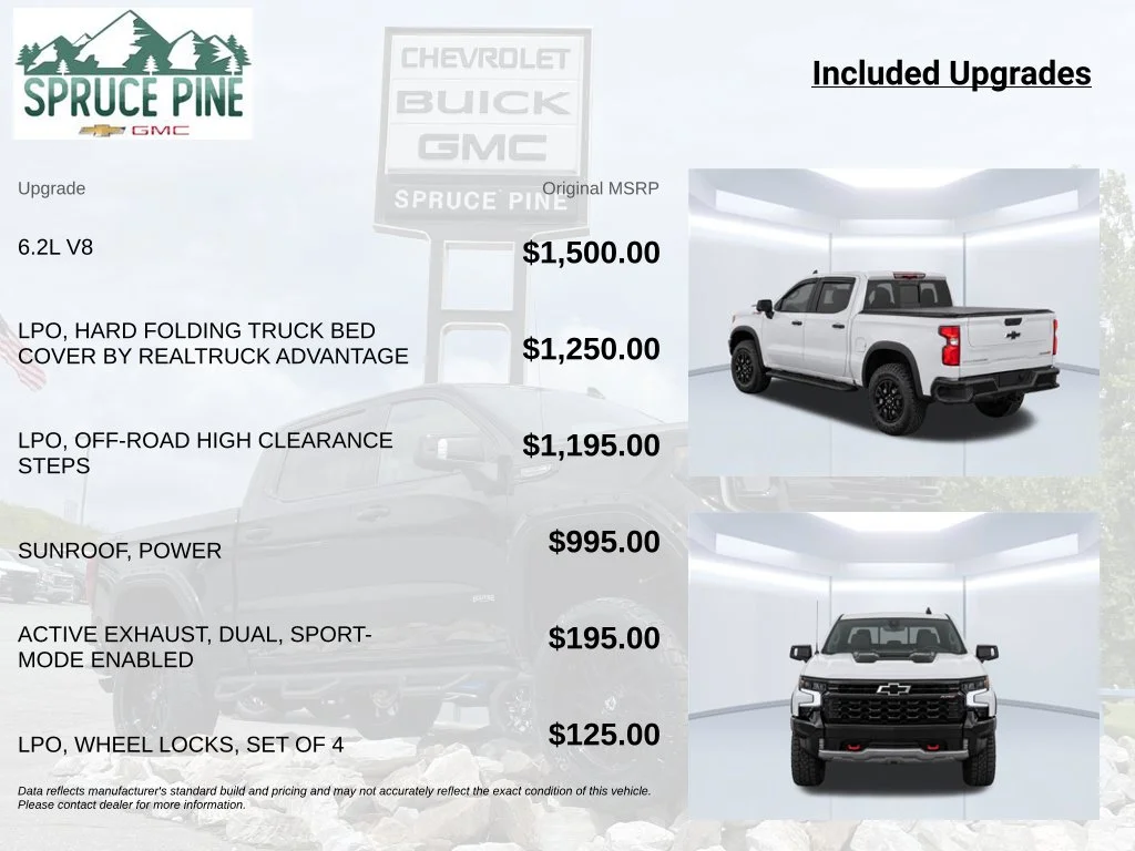 New 2026 White Chevrolet ZR2 image 8
