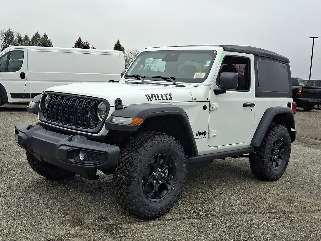 New 2026 Bright White Clear-Coat Exterior Paint Jeep Willys image 4