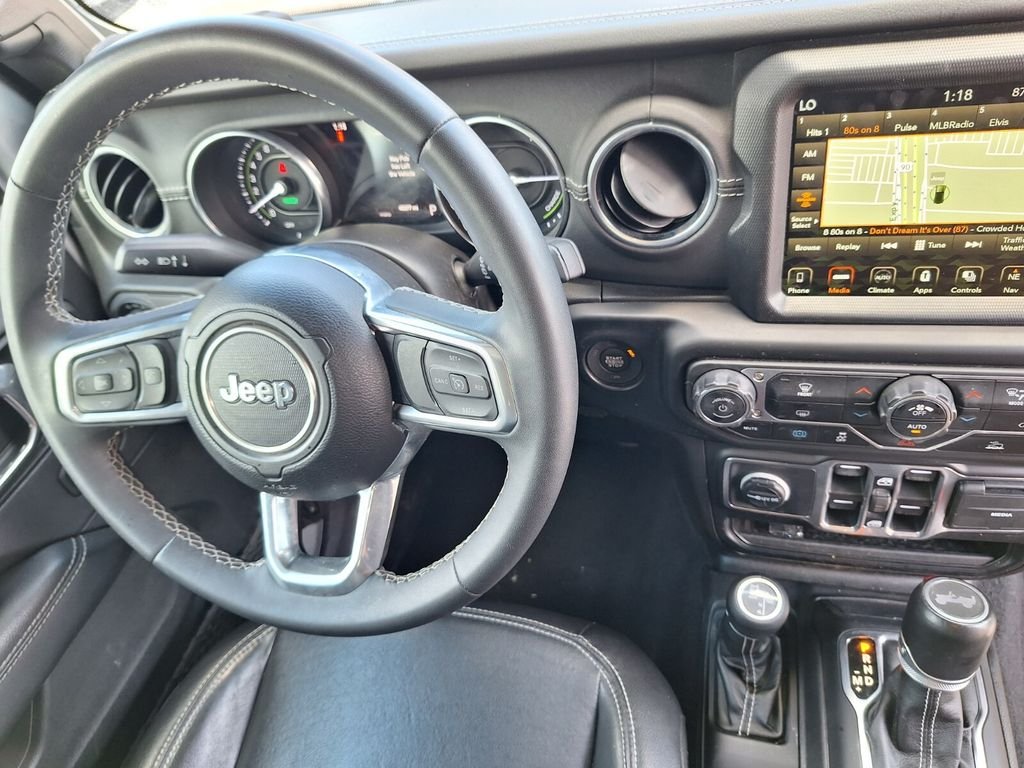 Used 2023 Silver Jeep Sahara 4xe image 31