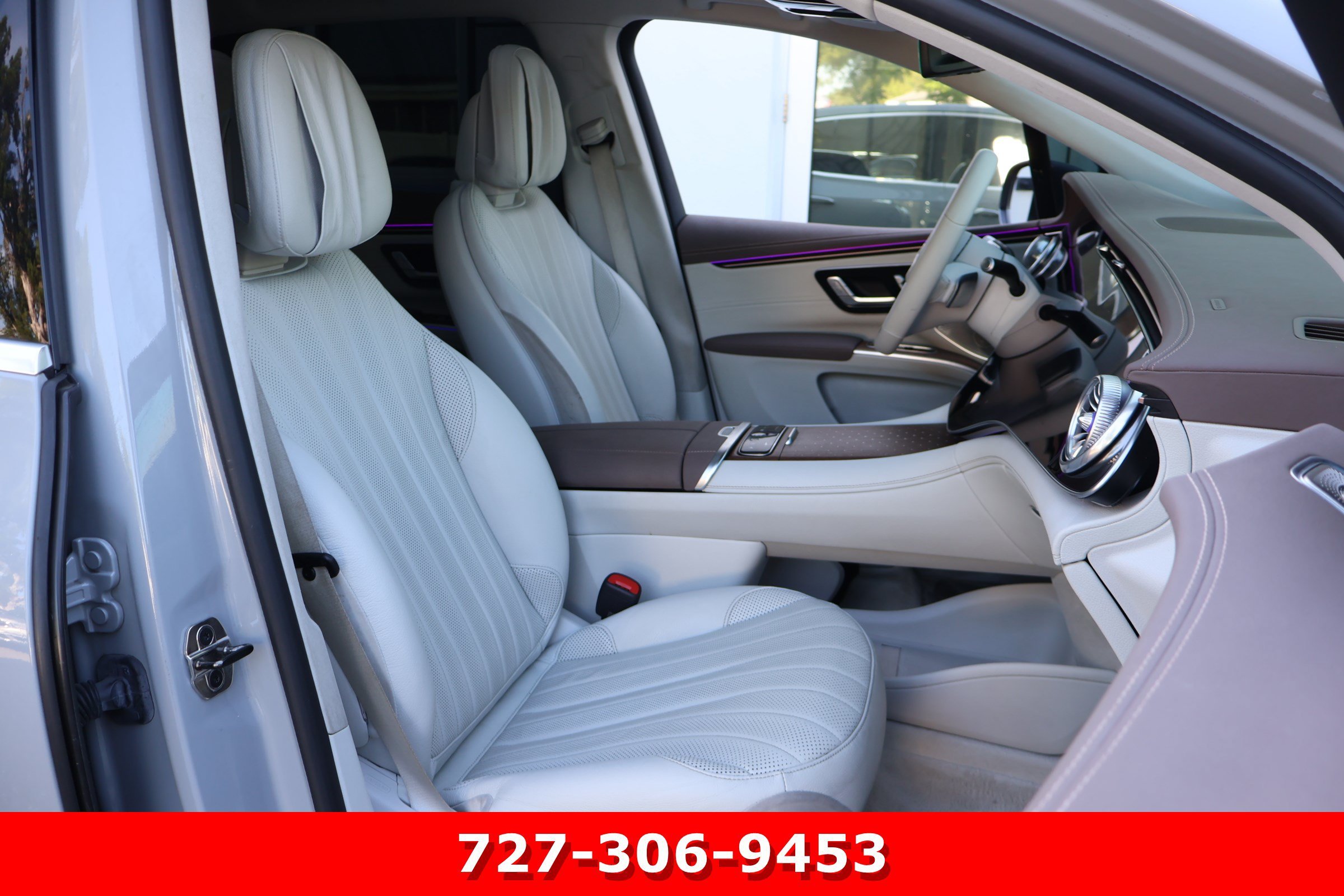 Certified Used 2023 MANUFAKTUR Alpine Gray Mercedes-Benz EQS 580 image 24