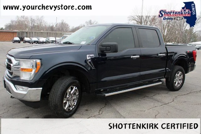 Used 2022 Blue Ford XLT image 2