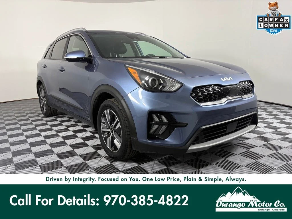 Certified Used 2022 Blue Kia EX image 5