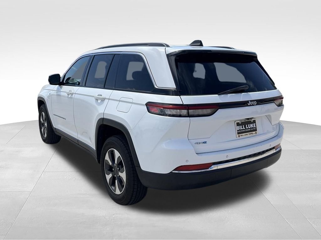 Used 2024 Bright White Clearcoat Jeep 4xe image 9