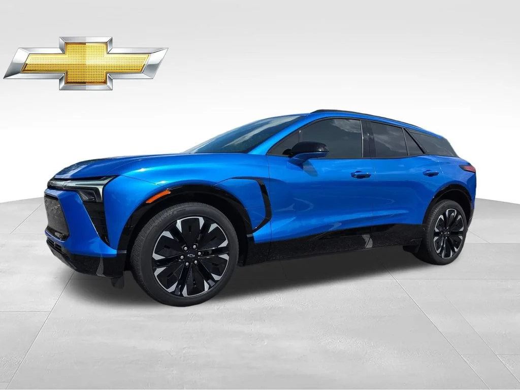Used 2024 Riptide Blue Metallic Chevrolet RS image 2