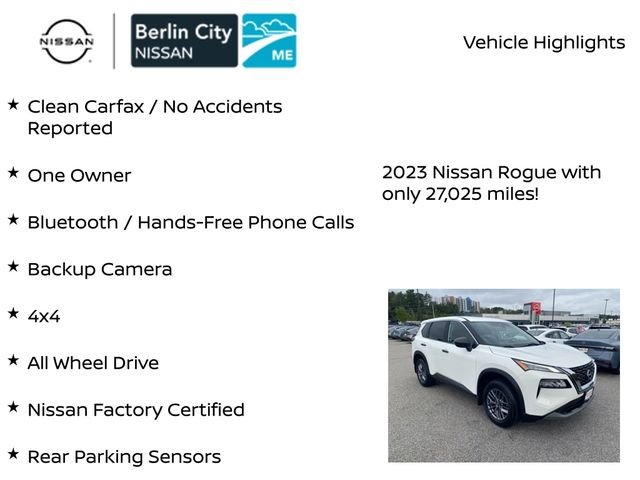 Used 2023 Glacier White Nissan S image 8