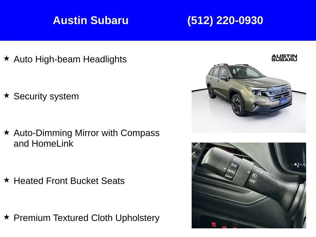 New 2026 Green Subaru Premium Hybrid image 17