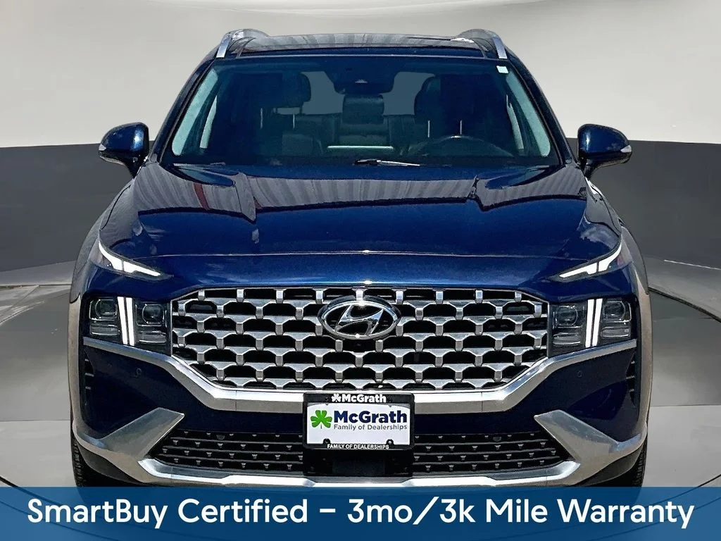 Used 2021 Blue Hyundai Limited image 2