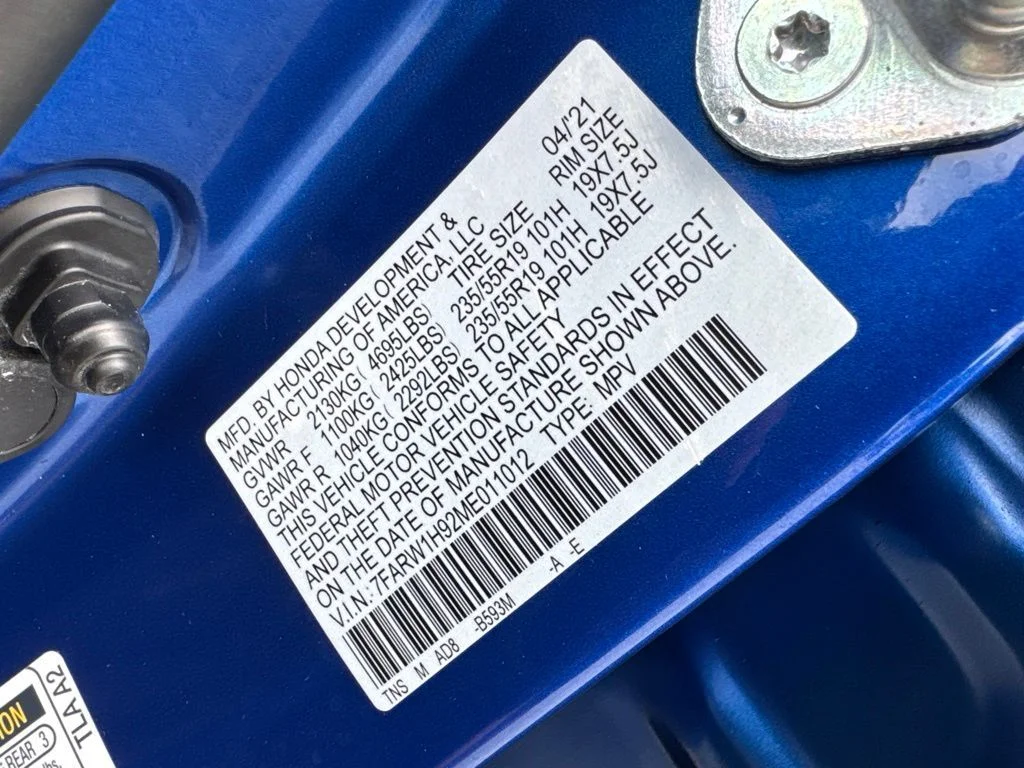 Used 2021 Blue Honda Touring image 35