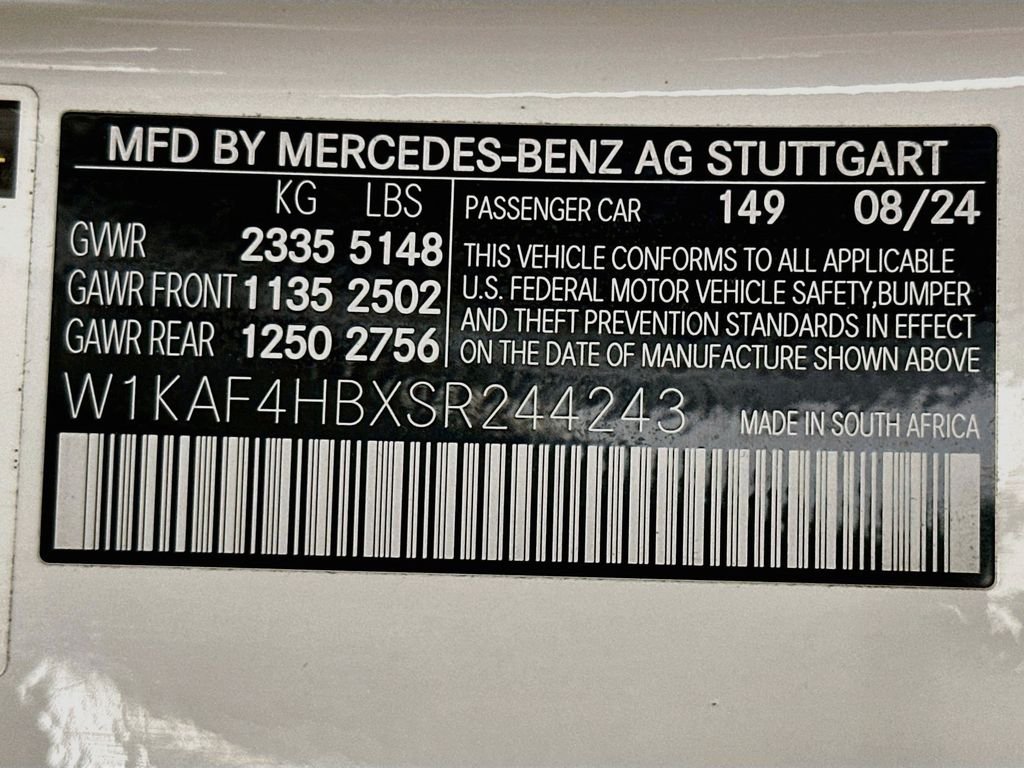 Certified Used 2025 White Mercedes-Benz C 300 image 32