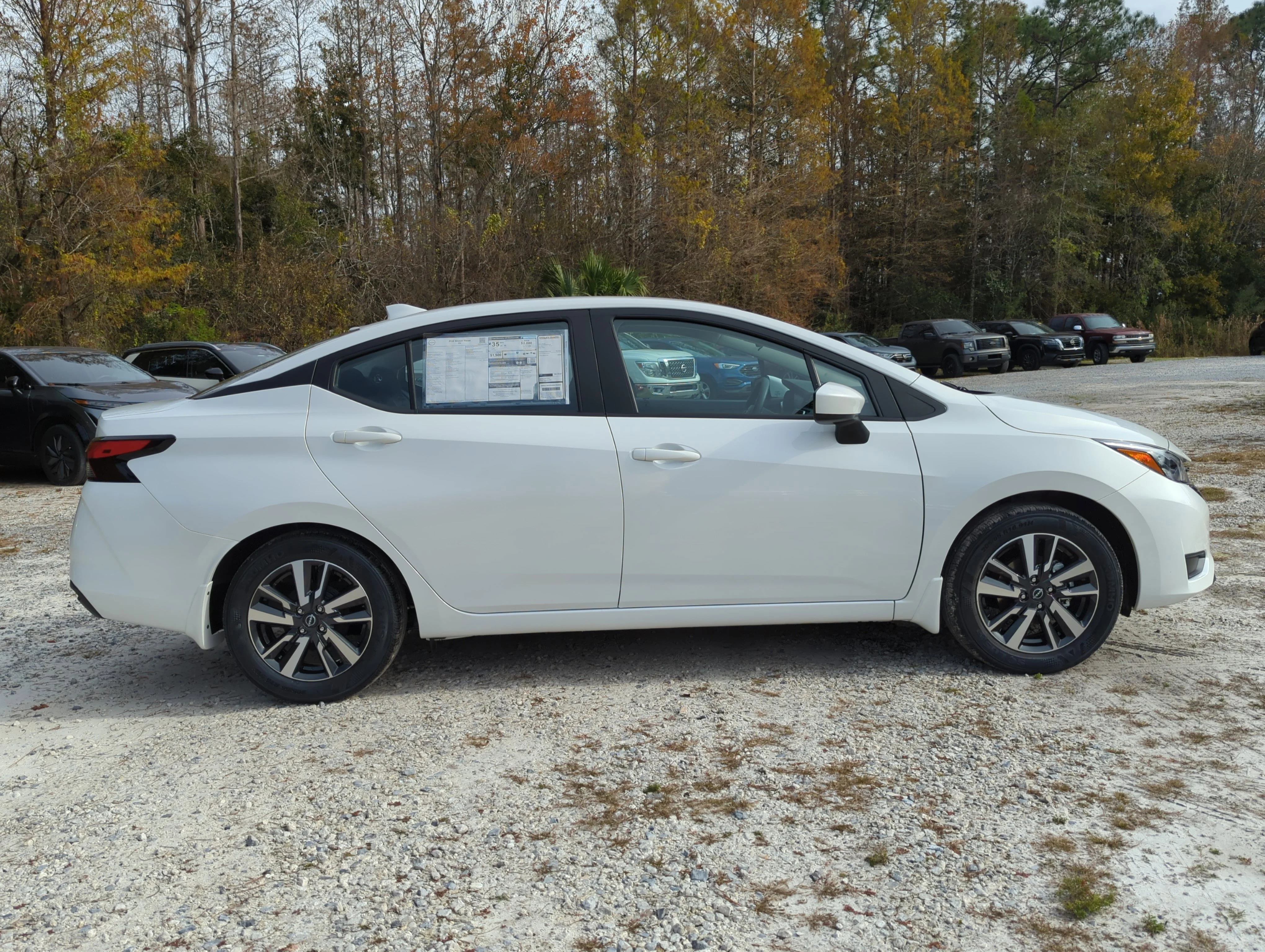 New 2025 Aspen White Tricoat Nissan SV image 9