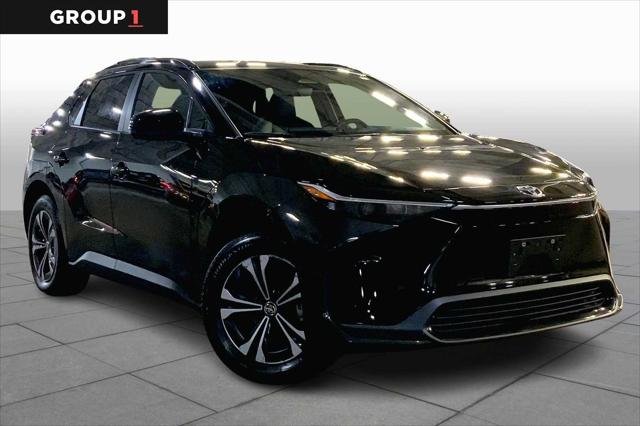 Certified 2023 Toyota bZ4X XLE with VIN JTMABACAXPA015666 for sale in Houston, TX