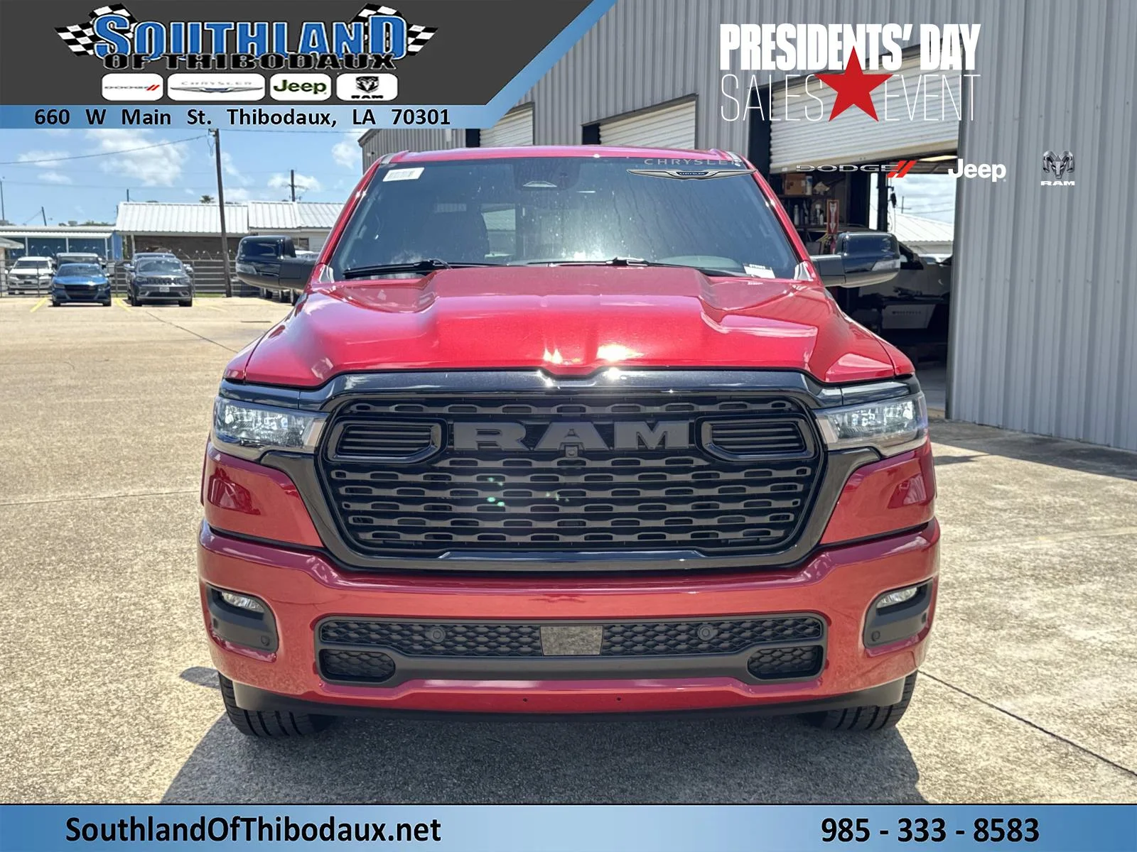 New 2026 Molten Red Pearl-Coat Exterior Paint RAM Big Horn image 2