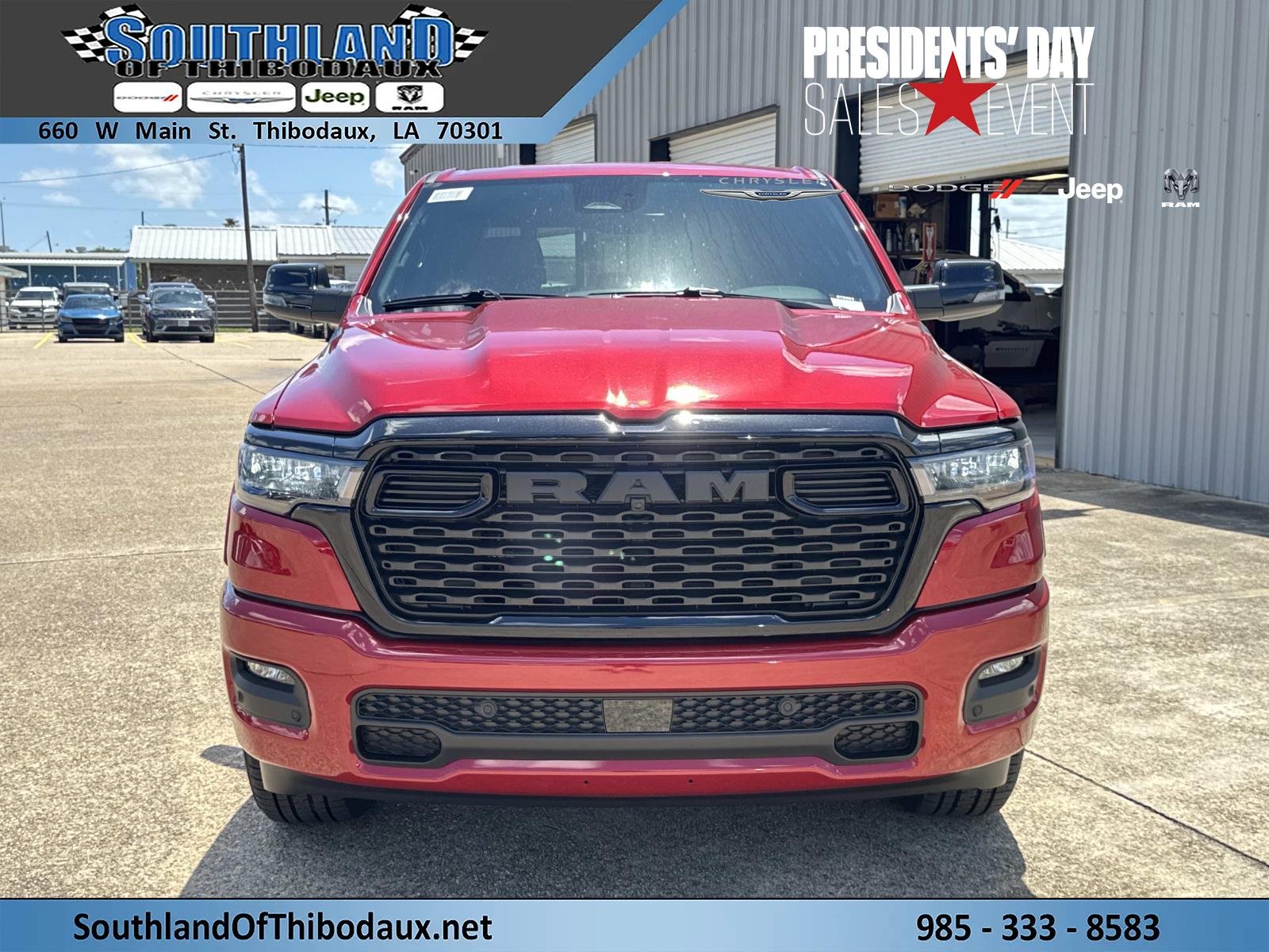 New 2026 Molten Red Pearl-Coat Exterior Paint RAM Big Horn image 2