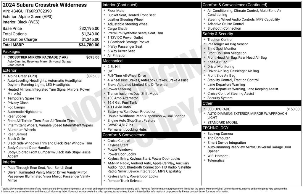 2024 Subaru Crosstrek Wilderness - Photo 6