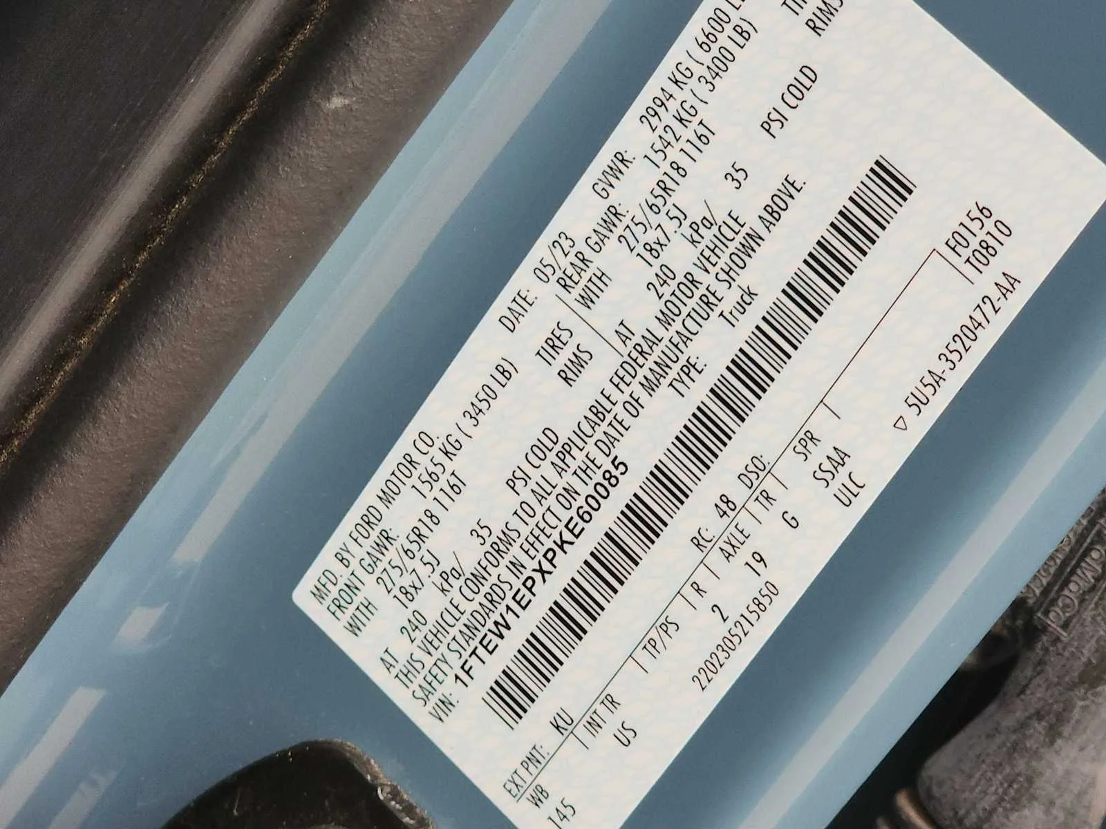 Used 2023 Area 51 Blue Ford XLT image 19