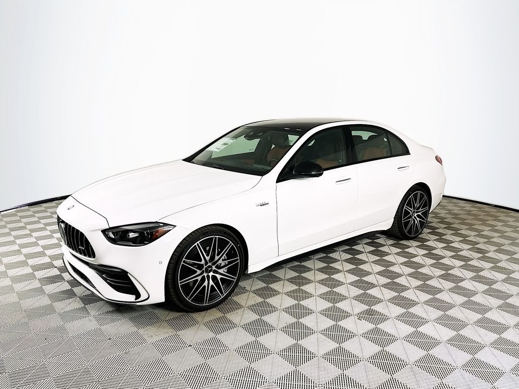 New 2026 Polar White Mercedes-Benz C 43 AMG® image 3