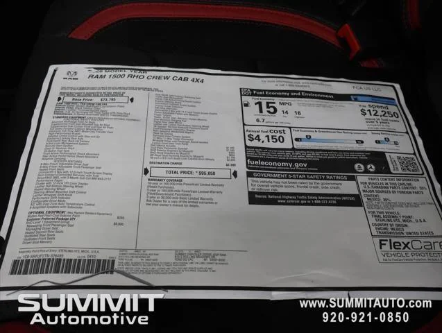 New 2026 Molten Red Pearl-Coat Exterior Paint RAM RHO image 46