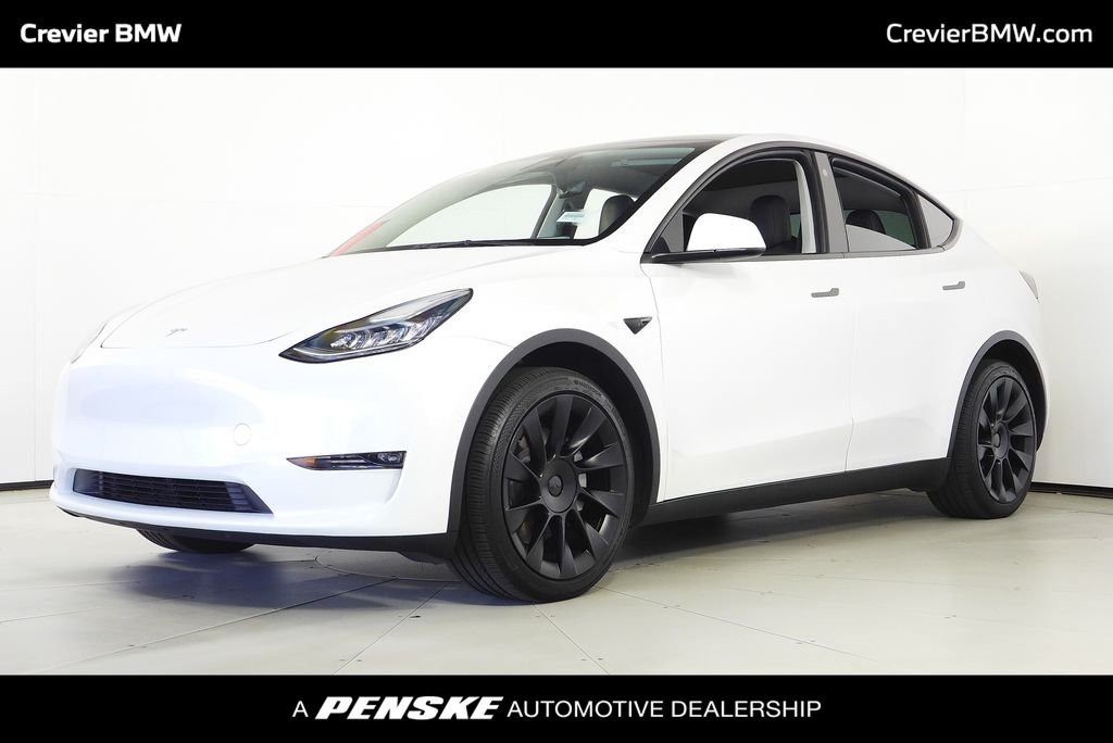 Used 2022 Pearl White Multi-Coat Tesla Long Range image 1