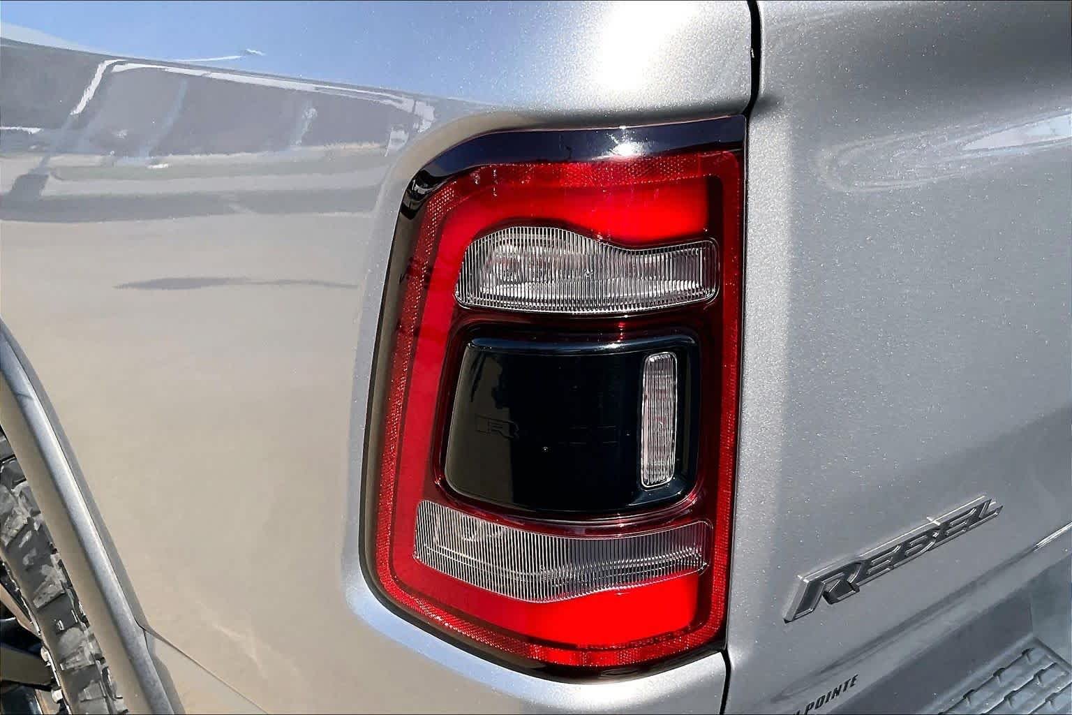 Used 2021 Billet Silver Metallic Clearcoat Ram Rebel image 28