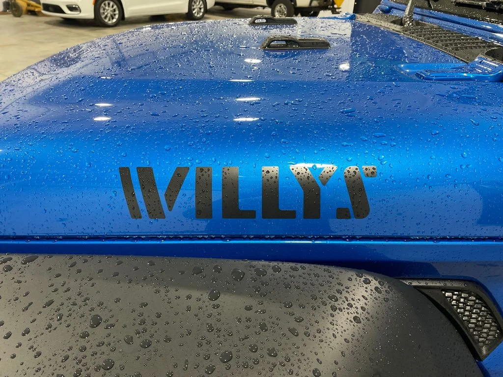 New 2026 Hydro Blue Pearl-Coat Exterior Paint Jeep Willys image 13