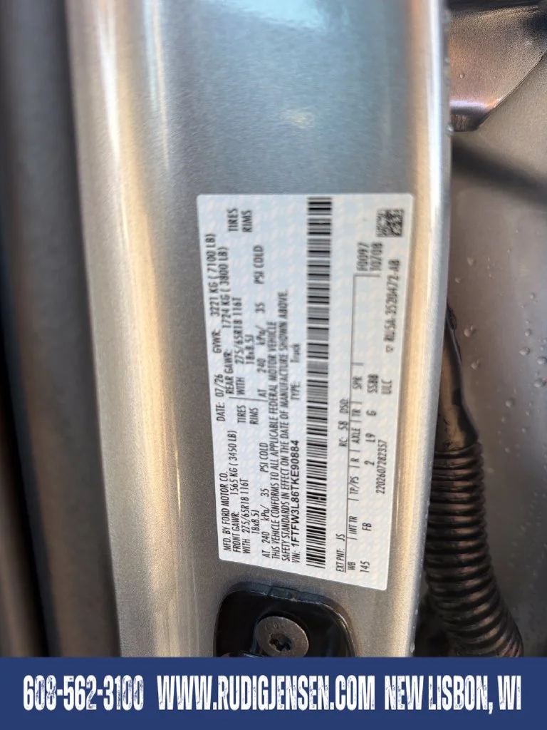 New 2026 Iconic Silver Metallic Ford XLT image 29
