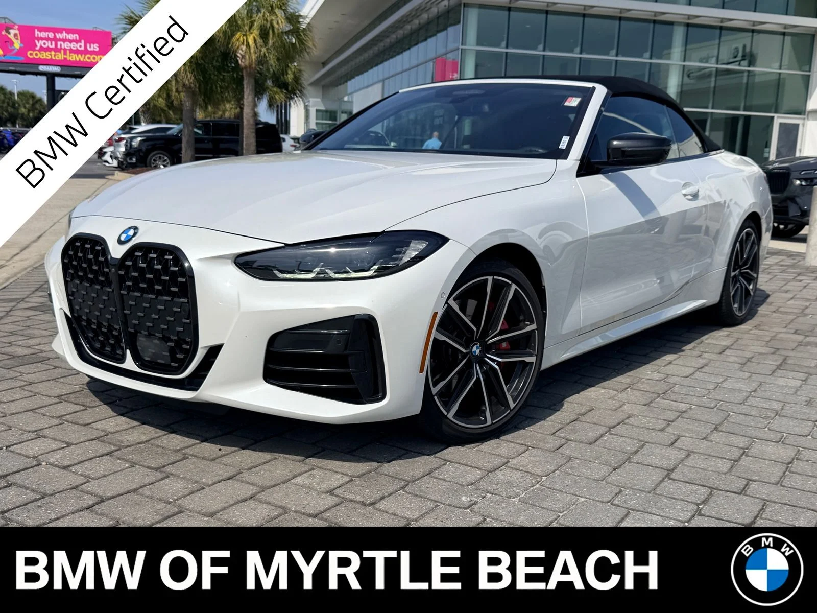 Certified Used 2024 Mineral White Metallic BMW M440i xDrive image 1