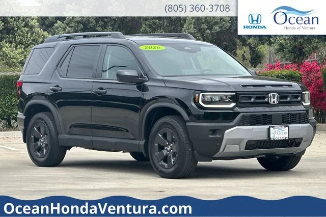 New 2026 Crystal Black Pearl Honda RTL image 1