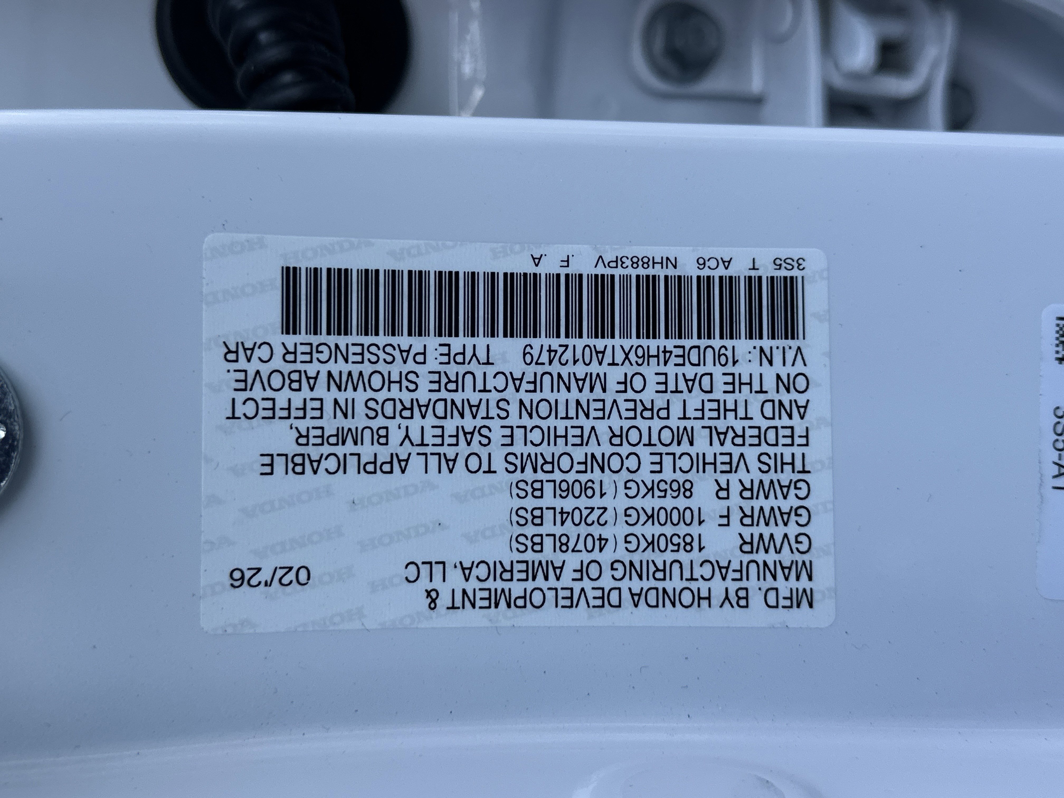 New 2026 Platinum White Pearl Acura w/A-Spec Technology Package image 26