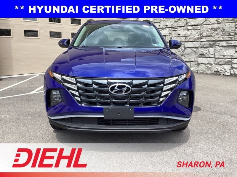 Certified Used 2022 Blue Hyundai SEL image 2