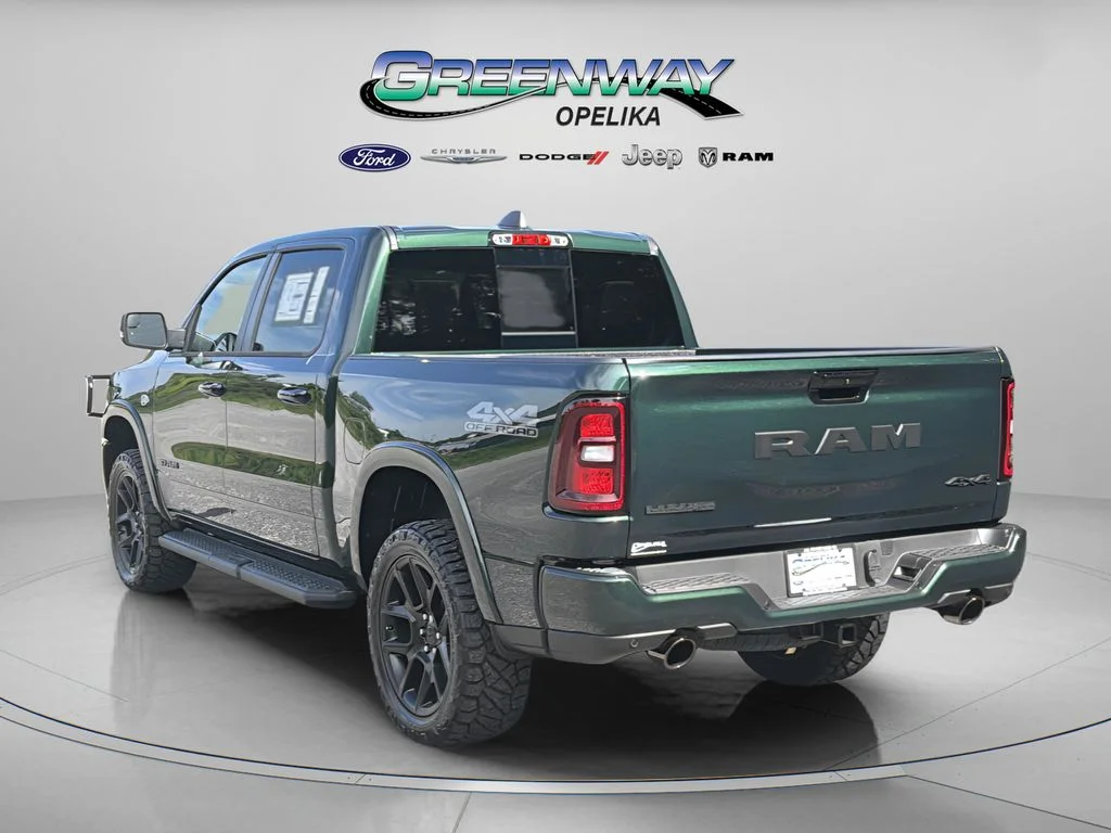 New 2026 Serrano-Green Metallic Exterior Paint RAM Laramie image 10
