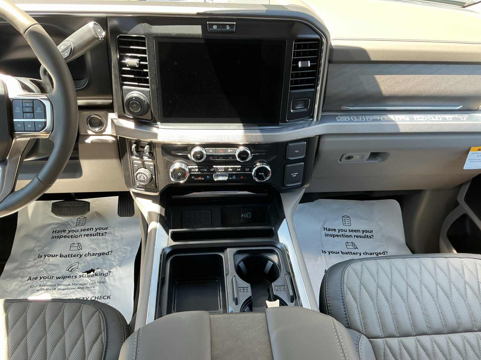 New 2026 Glacier Gray Metallic Tri-Coat Ford F-250® Platinum® image 11