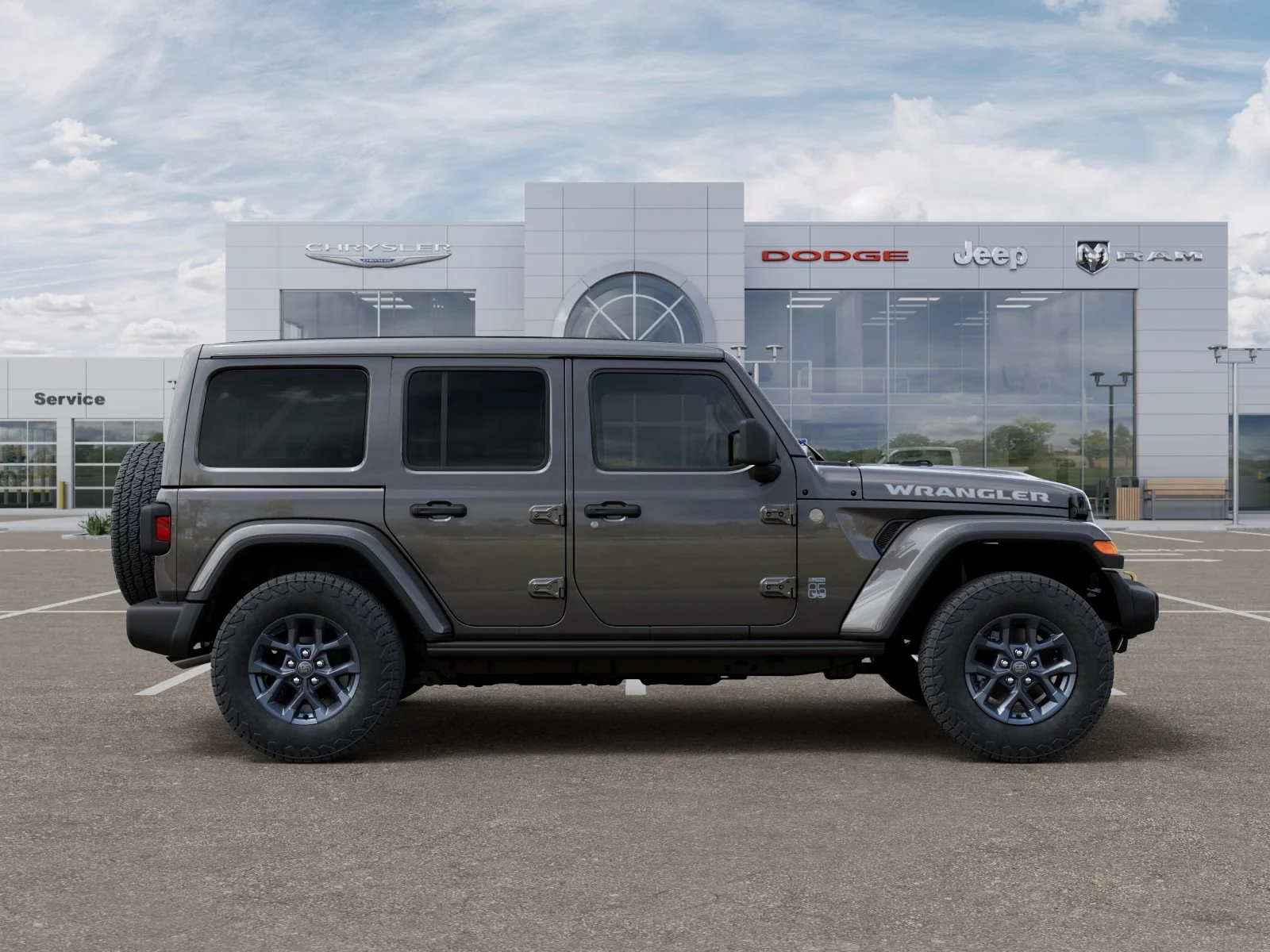 New 2026 Granite Crystal Metallic Clear-Coat Exterior Paint Jeep 85th Anniversary Edition image 48