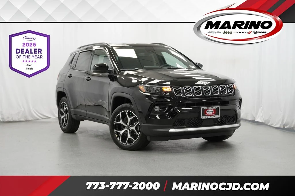 New 2026 Diamond Black Crystal Pearl-Coat Exterior Paint Jeep Limited image 1