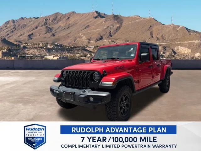 Used 2022 Red Jeep Willys image 1